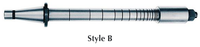 Precise Style B Milling Machine Arbor, 30 Taper, Length of Shoulder to Nut 2