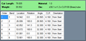 Bend Calculation Output - Software will provide cut length, bend locations, bend angles, and rotations of your created parts for accurate bending/fabrication. Each bend location is based from the end of the tube. Bend Calculation Output - Software will provide cut length, bend locations, bend angles, and rotations of your created parts for accurate bending/fabrication. Each bend location is based from the end of the tube.