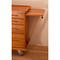 Gerstner International Oak 5-Drawer Roller Cabinet GI-R24, with Full Extension Drawer Slides and Collapsible Side Work Shelf Gerstner International Oak 5-Drawer Roller Cabinet GI-R24, with Full Extension Drawer Slides and Collapsible Side Work Shelf