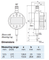 Mahr MarCator Digital Indicator 1087 Ri, 12.5mm/0.5