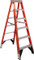 Werner 5 Steps, 6 ft. High, Type IAA Rating, Fiberglass Step Ladder 375 Lb Capacity, 25 Werner 5 Steps, 6 ft. High, Type IAA Rating, Fiberglass Step Ladder 375 Lb Capacity, 25