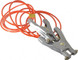 Hubbell 19 AWG, 10 Ft., Hand Clamp, Grounding Cable with Clamps Orange, Includes 2 Hand Clamps GCSI-HH-10 - 03383825