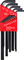 Eklind Hex-L Key Allen Wrench 10213 13 Piece Set SAE Inch Sizes .050-3/8 Long Series - 10213