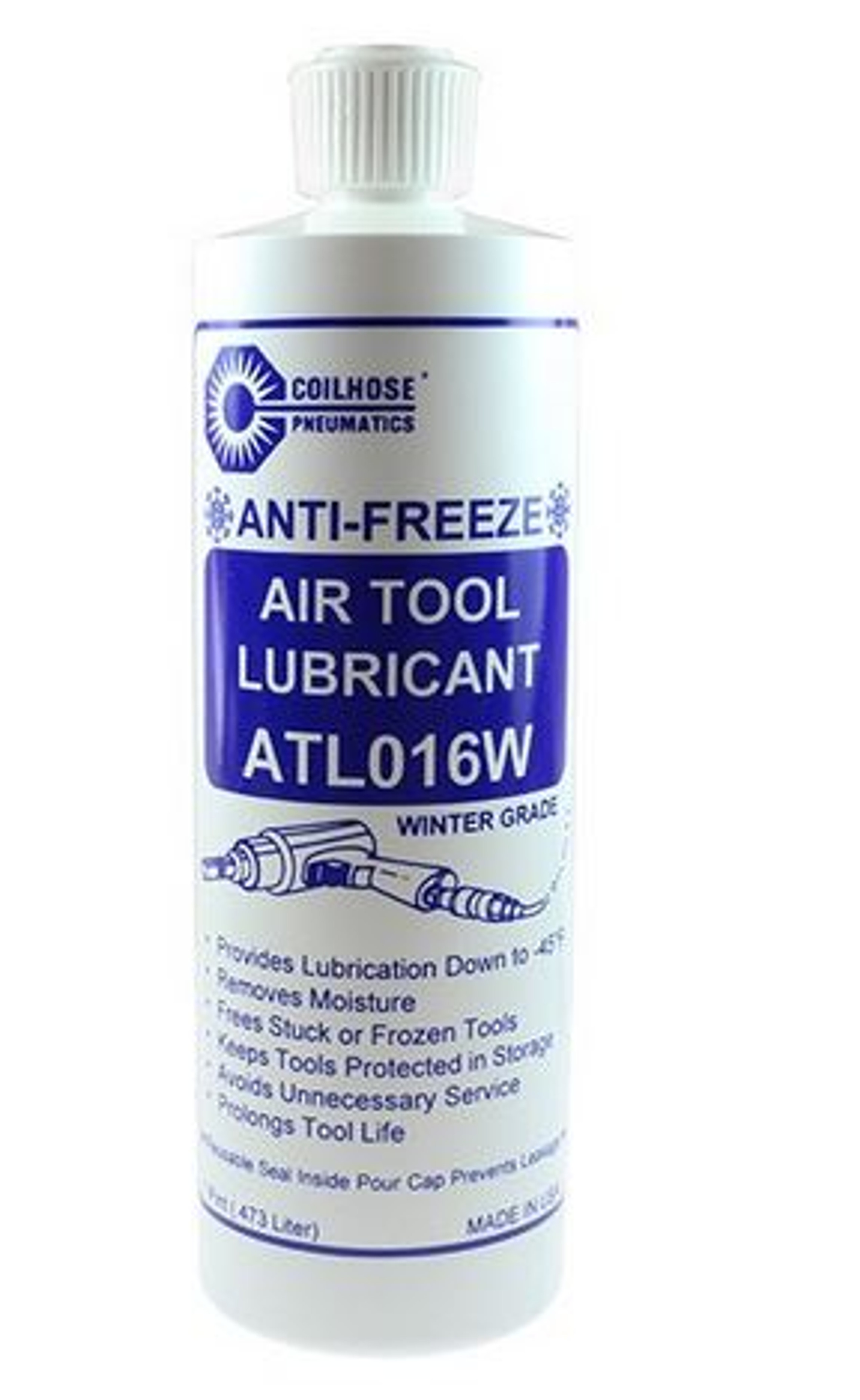 Coilhose Pneumatics ATL016W Air Tool Lubricant Winter Grade 16 oz. 62