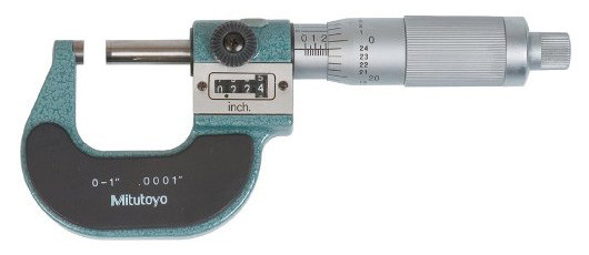 Mitutoyo Digit Outside Micrometer 193211, 01" 105064 Penn Tool