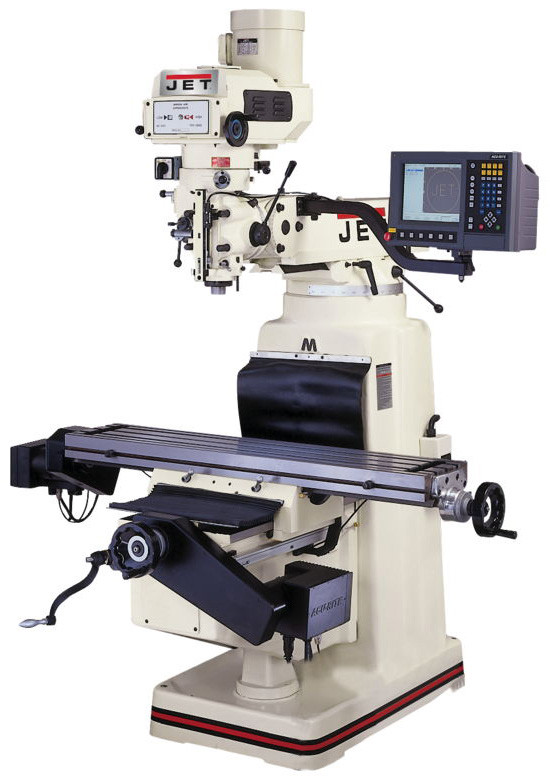 JET CNC Vertical Turret Milling Machines JTM4VS CNC, 9" x 49" Penn