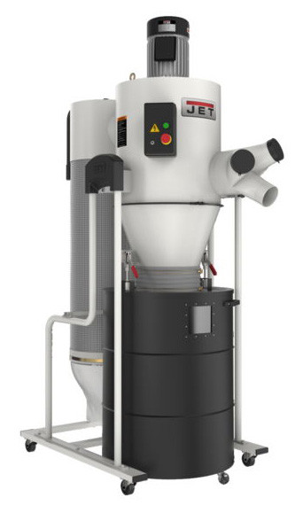 JET JCDC3 Cyclone Dust Collector Kit, 3HP, 230V 717530K Penn Tool
