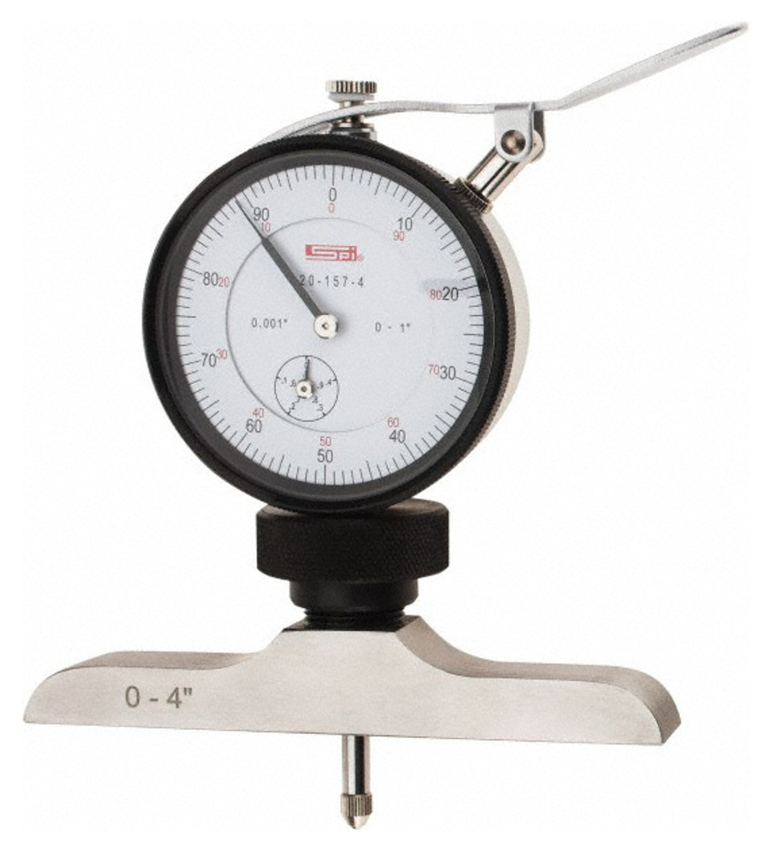 SPI Dial Depth Gage, 0-100mm Range, 63mm Base - 20-158-2 - Penn Tool Co ...