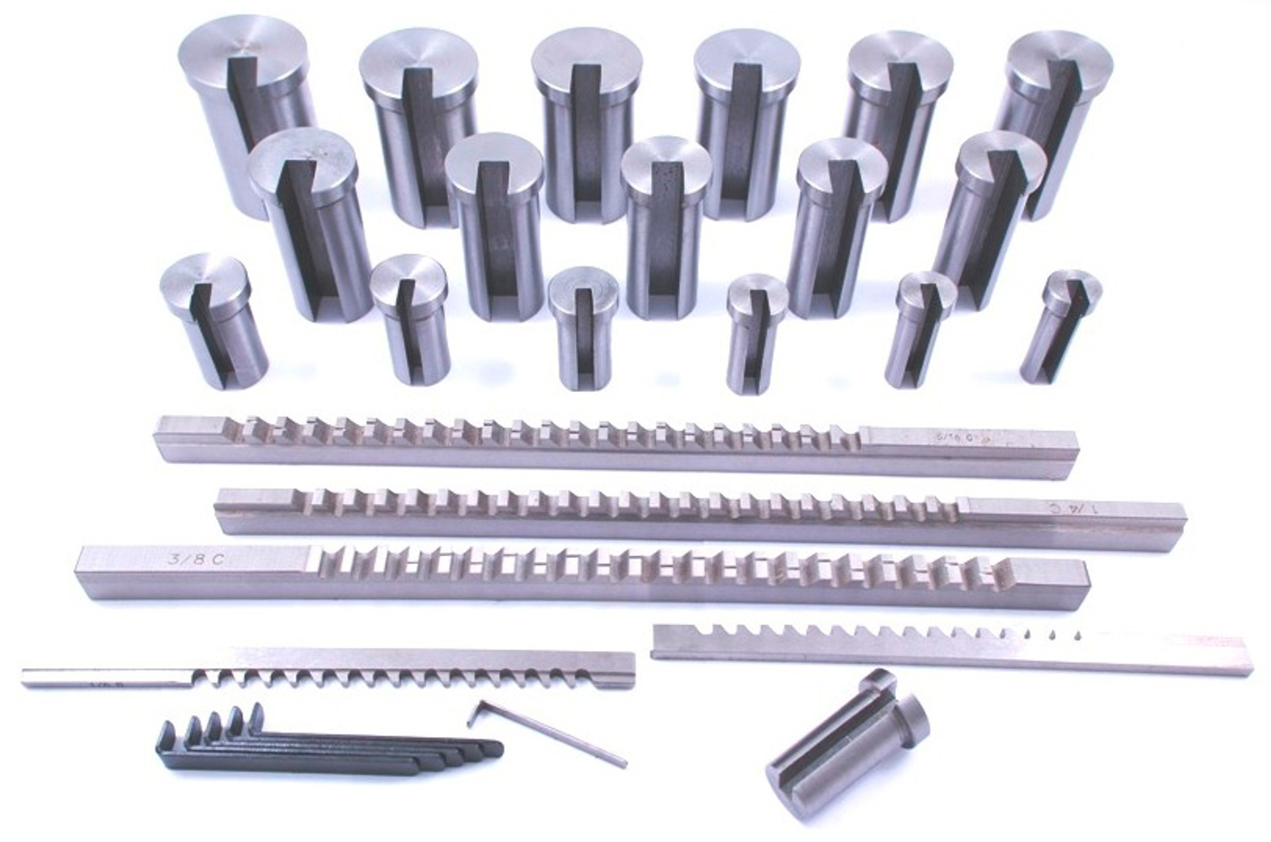 Precise 30 Piece Keyway Broach Set 20060056 Penn Tool Co., Inc