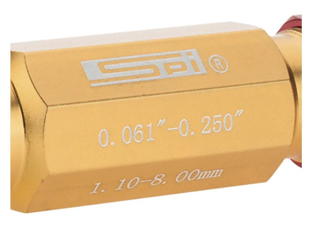 SPI Class ZZ Pin Gage Set, Inch, Black Oxide Coated Steel, Minus