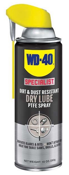 WD40 Dirt & Dust Resistant Dry Lubricant Spray 300059, 10 oz. 81