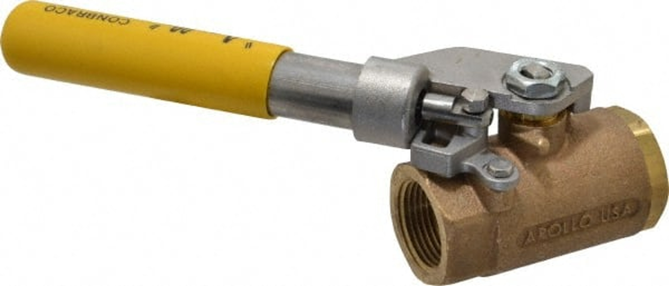 Apollo Valves 1" Pipe, Bronze Standard Ball Valve 2 Piece, Inline One