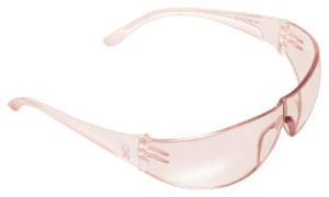 PRO-SAFE Eva Petite Womens Safety Glasses, Pink Lens, Scratch Resistant, Pink Frame - 56-156-3