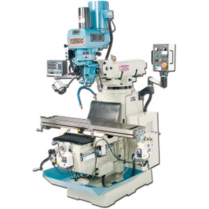 Baileigh VM-1054-3 Vertical Milling Machine, 10" x 54" Table, 220V 3-phase - BA9-1008136