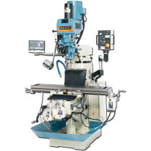 Baileigh VM-949-3 Vertical Knee Milling Machine, 9" x 49" Table, 220V 3-phase - BA9-1008236