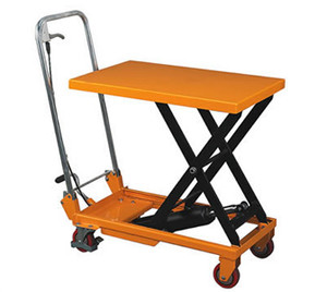 Wesco Folding Handle Scissor Lift Tables - 272974