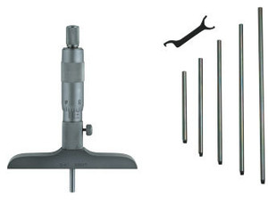 Precise Depth Micrometer 0-6" with 4" Base #47020L - 711-406 Precise Depth Micrometer 0-6" with 4" Base #47020L - 711-406