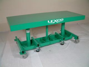 Lexco Long-Deck Hydraulic Foot Operated Lift Table - 492239