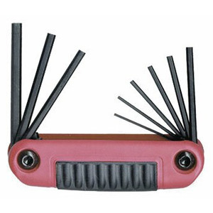 Eklind Ergo-Fold Key Set, Hex, 5/64" to 1/4" (9 keys) - 25911