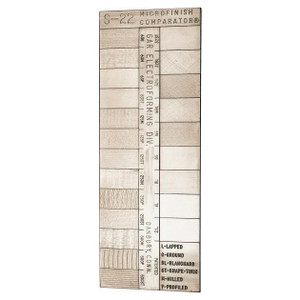 GAR Surface Finish Comparators