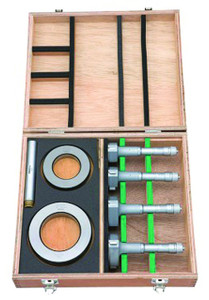 Mitutoyo Holtest (Type II) Three-Point Internal Micrometers, Series 368, Inch Set, 2 - 4" - 368-997