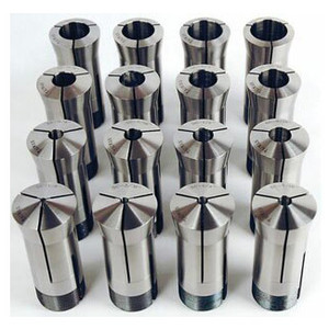 JET 5C Collet Set CS-5C, 16 Piece, 1/8" to 1-1/16" by 1/16ths - 650014