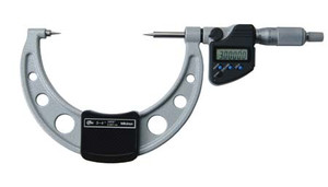 Mitutoyo Digital Point Micrometer, 3"-4"/76.2-101.6mm - 342-354