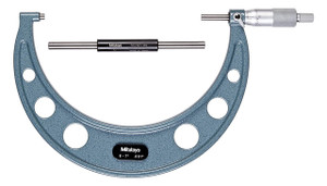 Mitutoyo Outside Micrometer with ratchet stop, 7-8" - 103-184