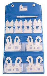 Precise 26 Piece Radius Gage Set, 0.010 to 0.500" - RGS-304