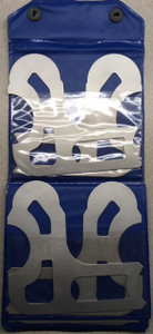 Precise 10 Piece Radius Gage Set, 0.550 - 1" by 0.050" - RGS-305