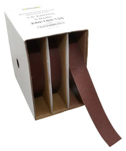 Tru-Maxx Shop Rolls, Assortment Pack, 1-1/2" Width, 120/180/240 Grit - 64-169-6