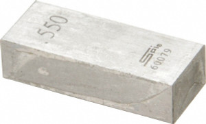 Rectangular Steel Gage Block, Grade 0, Size: 0.55000" - 12-708-4