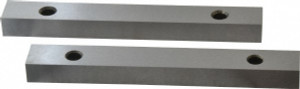 SPI Precision Steel Parallels, Matched Pair, 1/2" Thick x 6" Long, 3/4" Height - 13-198-7