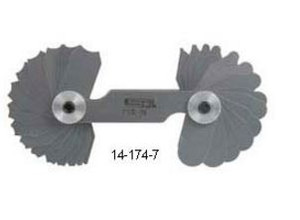 SPI Radius gage 1/32"-17/64" - 14-174-7