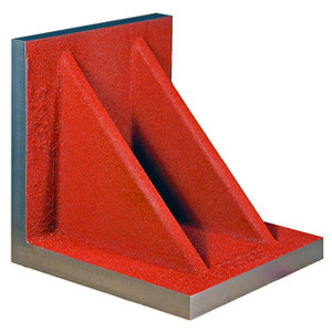 Suburban Plain Webbed Solid Angle Plate, Machined Finish, 10" x 10" x 10" - PAW-101010