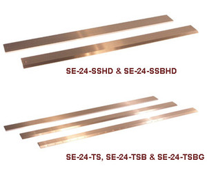 Suburban Steel Straight Edge, Stainless Steel, Beveled Edge, 48" - SE-48-SSBHD
