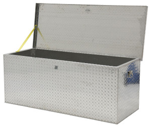 Vestil Aluminum Treadplate Portable Tool Box, 60" x 24" x 24" - APTS-2460