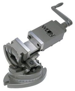 Wilton 3-Axis Precision Tilting Vise, 4" Jaw Width, 1-1/2" Jaw Depth - 11702
