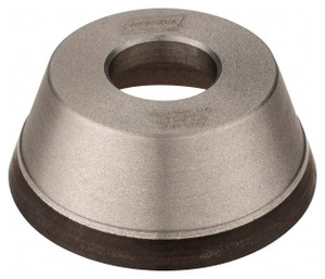 Norton CBN Cup Wheel for Steel, Type 11V9 Tool & Cutter Grinding Wheel, 3-3/4" Diameter, 1-1/4" Hole Size, 1-1/2" Thickness, 120 Grit, Fine Grade - 36046280