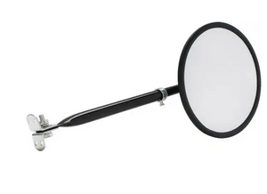 Pro Safe Outdoor Round Vehicle/Utility Safety, Traffic & Inspection Mirrors  Glass Lens, 8" Diam - 56-474-0