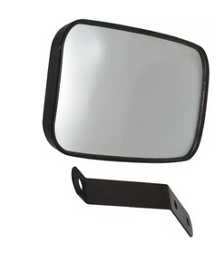 PRO-SAFE Indoor & Outdoor Rectangular Vehicle/Utility Safety,Traffic & Inspection Mirror Glass Lens 4" High - 56-478-1