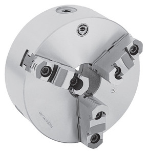 Bison Series 3255 3-Jaw Self-Centering Scroll Chuck, 6" Size, L0 Taper - 7-804-0642