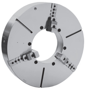 Bison 3-Jaw Self-Centering Scroll Chuck, Plain Back #3205, 32" Diameter - 7-800-3200