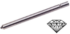 Precise Single Point Diamond Dresser, 1/2 Carat, 1/2" x 6" - SPD-025