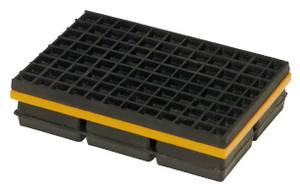 Mason Neoprene & Steel Vibration Isolation Pad #WMSW10X12, Type WMSW, 12" x 10" x 1-1/4", 6000 lbs. Max Load - 35-274-0