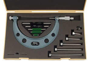 Mitutoyo Outside Micrometers Series 340 with Interchangeable Anvils - 340-723