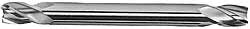 Putnam 2 Flute HSS Double End Mill, 5/16" Mill Dia, 3/8" Shank Dia, 9/16" LOC - 45-620-2