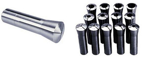R8 Round Collet Set, 1/8" - 3/4" x 32nds - 34-878-9