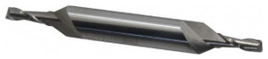 Atrax 2-Flute Centercutting Double End Mill, 5/32" Mill Dia., 3/8" Shank Dia., 7/16" LOC - 45-271-4