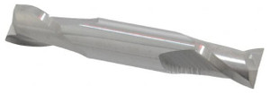 Atrax 2-Flute Centercutting Double End Mill, 7/16" Mill Dia., 7/16" Shank Dia., 9/16" LOC - 45-281-3